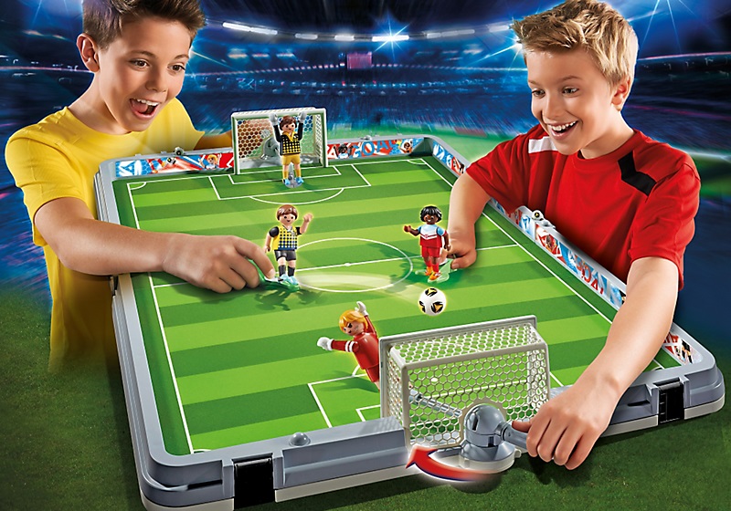 PLAYMOBIL 6857 Malette terrain de football transportable