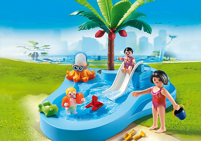 Acheter Playmobil 6673 Bassin pour bébés et mini toboggan