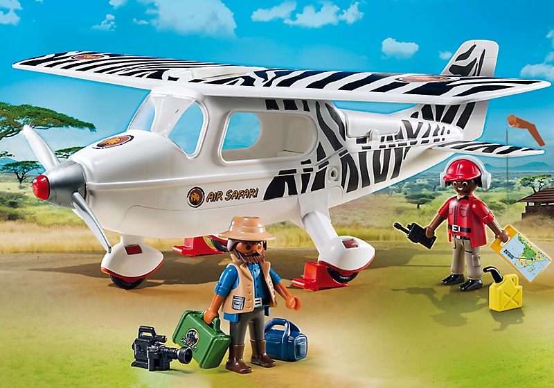 PLAYMOBIL Wild Life 6938 Avion safari avec explorateurs