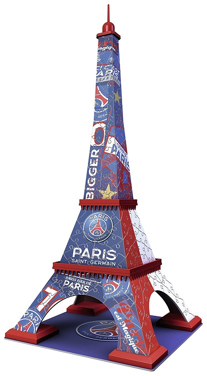 Ravensburger 12560 puzzle 3D tour Eiffel PSG Paris Saint ...