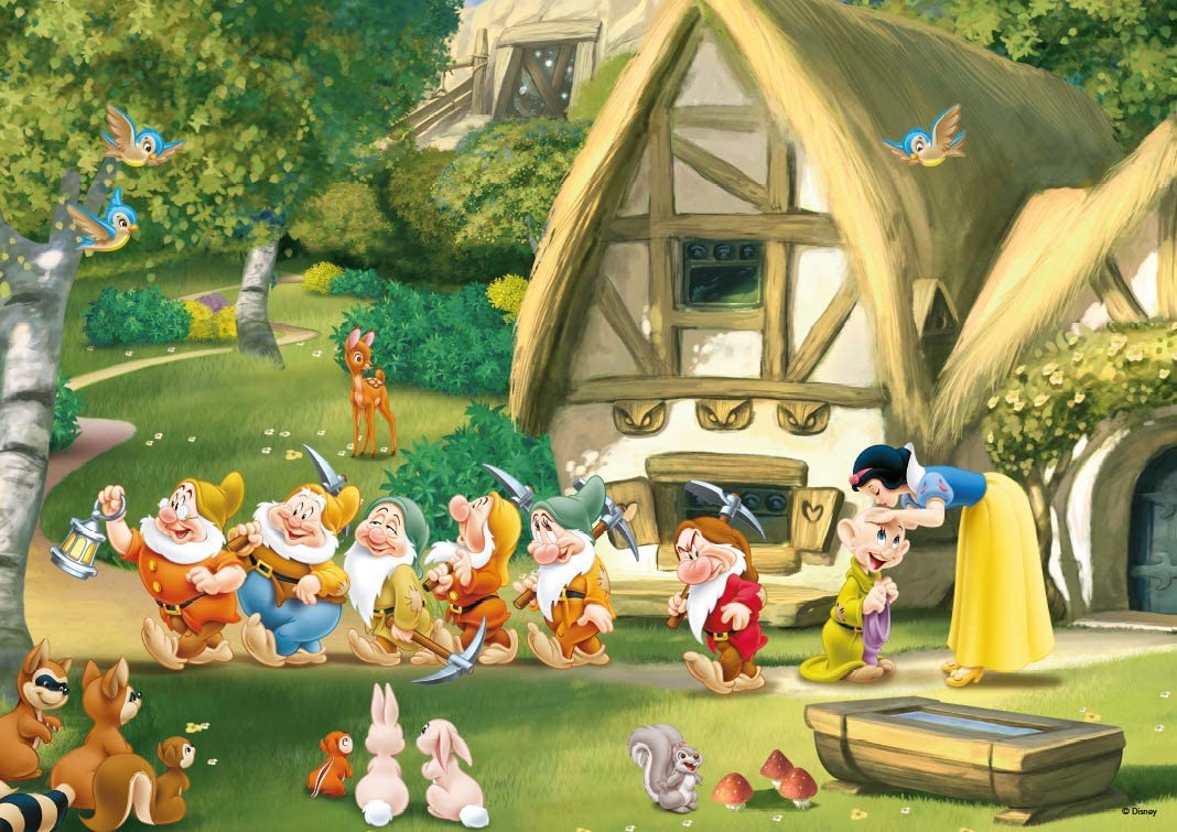 King 55916 Puzzle 500 Pieces Blanche Neige Et Les 7 Nains Disney