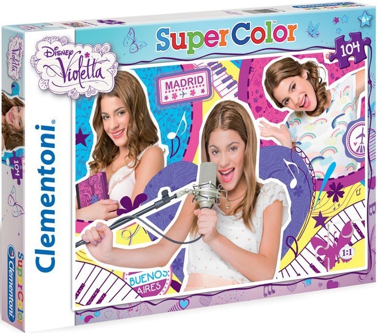 Clementoni-Violetta-Super Color Puzzle 104 pièces NEUF NEW 