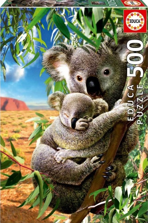 Educa Puzzle 500 Pieces Koala Et Son Bebe Dans La Foret