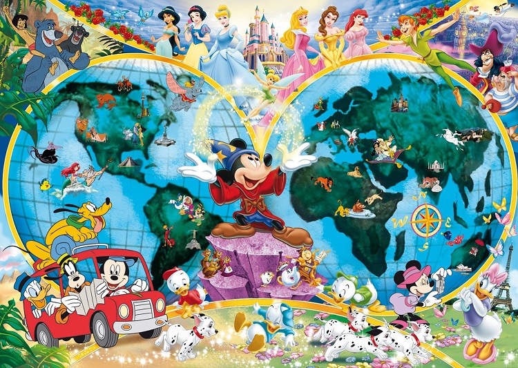 ravensburger 15785 le monde de disney puzzle 1000 pièces