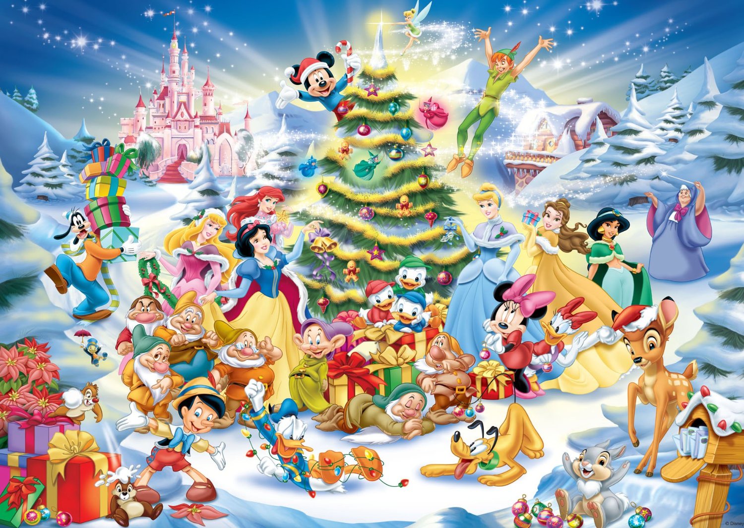 Ravensburger 192878 puzzle 1000 pièces noel avec disney