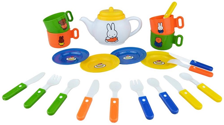 Dinette Service A The Miffy Et Ses Amis 21 Pieces Enfant