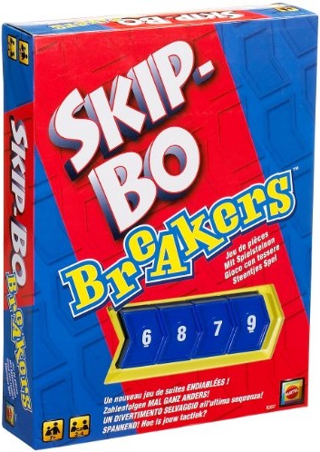 Jeu De Cartes Skip-Bo Mattel - Jeu De Société Familial, 2 à 6 Joueurs, 7 Ans Et Plus