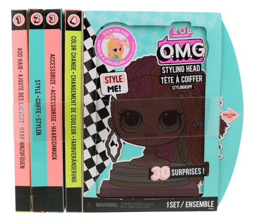 Poupée LOL Surprise OMG Royal Bee - Tête à Coiffer Avec 30 Surprises, Perruques Et Accessoires