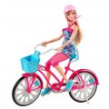BICYCLETTE VELO GLAMOUR ET POUPEE BARBIE - MATTEL - Y7055