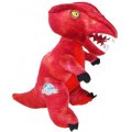 PELUCHE DINOSAURE T-REX GEANT ROUGE 53 CM - TYRANNOSAURE - JURASSIC WORLD - GRANDE PELUCHE DINO LICENCE 