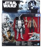 2 FIGURINES STAR WARS CAPTAIN PHASMA ET FINN 9.5 CM - REBELS MISSION DANS L'ESPACE - HASBRO - B9855