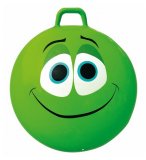 BALLON SAUTEUR SMILEY CONTENT 65 CM VERT - SKIPPY BALL - JEU POUR REBONDIR ENFANT