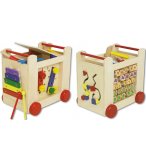 BEEBOO - CHARIOT D'ACTIVITES EN BOIS - JOUET D'EVEIL