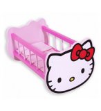 BERCEAU EN BOIS HELLO KITTY POUPEE - LIT A BASCULE POUPON