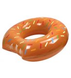 BOUEE GONFLABLE DONUT GEANT CHOCOLAT 119 CM - JEU PISCINE