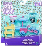 COFRET PETSHOP TRIPORTEUR STAND DE GLACE AVEC OIDEAU KIWI MCKIWI + CHIEN BOSTON O'TERRIER - AVENTURE EN PLEIN AIR - HASBRO - C1890