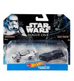 PACK DE 2 VEHICULES STAR WARS STORMTROOPER ET DEATH TROOPER - HOT WHEELS ROGUE ONE - MATTEL - DXP95