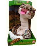 PELUCHE ANIMEE SERPENT CROTALE MARRON - 1 METRE - DISCOVERY CHANNEL - JAY0186D