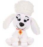 PELUCHE CHIEN DOLORES LE CANICHE BLANC 21 CM - PAT' PATROUILLE LE FILM - PELUCHE LICENCE PAW PATROL THE MOVIE