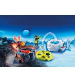 PLAYMOBIL ACTION 6831 ZONE DE COMBAT AVEC ROBOTS