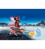 PLAYMOBIL ACTION 6835 ANDROIDE DE FEU AVEC LANCE DISQUES