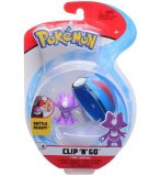 POKEMON CLIP 'N' GO : TOXIZAP ET SA  SUPERBALL - FIGURINE ET SUPER BALL - TOMY 37423