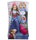 POUPEE REINE DES NEIGES : ANNA COULEUR ROYALE - DISNEY FROZEN - MATTEL - BDK32