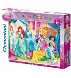 PUZZLE DISNEY LES PRINCESSES - 24 PIECES - PUZZLE SUPER COLOR MAXI - CLEMENTONI - 24420