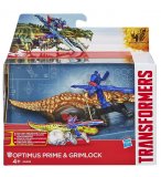 TRANSFORMERS L'AGE DE L'EXTINCTION : OPTIMUS PRIME - GRIMLOCK - FIGURINE - HASBRO - A6494