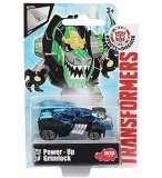 TRANSFORMERS : POWER UP GRIMLOCK - VEHICULE MINIATURE METAL ORANGE ET BLEU - VOITURE - HASBRO