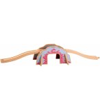 TUNNEL ET PONT EN BOIS - BEEBOO - ACCESSOIRE CIRCUIT TRAIN EN BOIS