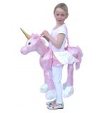 DEGUISEMENT LICORNE ROSE A MONTER FILLE - ANIMAL LEGENDAIRE