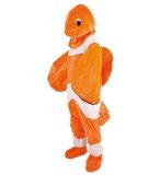 D�guisement Poisson Clown N�mo adulte taille unique - Costume Animal peluche - Panoplie