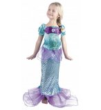 DEGUISEMENT SIRENE 4/6 ANS FILLE - ROBE PRINCESSE DES MERS