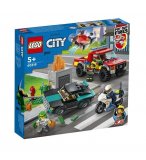LEGO CITY 60319 LE SAUVETAGE DES POMPIERS ET LA COURSE-POURSUITE DE LA POLICE
