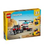 LEGO CREATOR 31146 LE CAMION REMORQUE AVEC HELICOPTERE