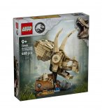 LEGO JURASSIC WORLD 76969 LES FOSSILES DE DINOSAURES : LE CRANE DU TRICERATOPS