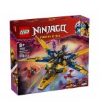 LEGO NINJAGO 71833 LE SUPER AVION TEMPETE DE RAS ET ARIN