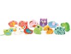 12 PERLES A ENFILER EN BOIS ANIMAUX FAMILIERS - VILAC - 1504