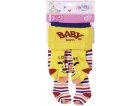 2 PAIRES DE COLLANTS CHIEN : JAUNE ET ORANGE BABY BORN 43 CM - ZAPF CREATION