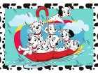 2 PUZZLES LES CADEAUX DE LA BELLE ET LE CLOCHARD / 101 DALMATIENS SOUS LA PLUIE 24 PIECES - RAVENSBURGER - 050871