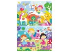 2 PUZZLES MONDE MAGIQUE : LICORNES ET FEES 2 x 48 PIECES - AMIS ENCHANTE - EDUCA - 19993