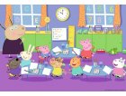 2 PUZZLES PEPPA PIG : PEPPA LE COCHON A L'ECOLE ET FAIT DE LA PEINTURE 24 PIECES - RAVENSBURGER - 090990