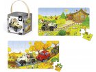 2 PUZZLES PROGRESSIFS LOVELY - JACK ET SA JEEP 24 - 36 PIECES - JANOD - J02765