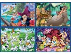 4 PUZZLES ENFANT DISNEY : 101 DALMATIENS - LIVRE DE LA JUNGLE - PETER PAN - ALICE  50 - 80 - 100 - 150 PIECES - EDUCA - 18105