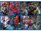 4 PUZZLES ENFANT SPIDER-MAN 50 - 80 - 100 - 150 PIECES - COLLECTION SUPER HEROS - EDUCA - 18102