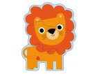 4 PUZZLES PRIMO - LES ANIMAUX DE LA JUNGLE 3 - 4 - 5 - 6 PIECES - DJECO - DJ07135