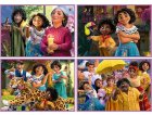 4 PUZZLES PROGRESSIFS ENCANTO DISNEY : LA FAMILLE MADRIGAL 50 / 80 / 100 / 150 PIECES - EDUCA - 19581