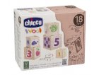 5 CUBES MULTI-ACTIVITES EN BOIS FSC - CHICCO - JOUET GIGOGNE A EMPILER