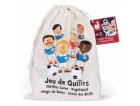 6 QUILLES CHAMPIONS DE FOOTBALL - JANOD - J03209 - JEU D'ADRESSE